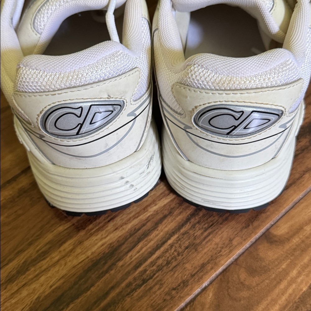 Dior B30 White Mesh & Leather Sneakers - Picture 4 of 5
